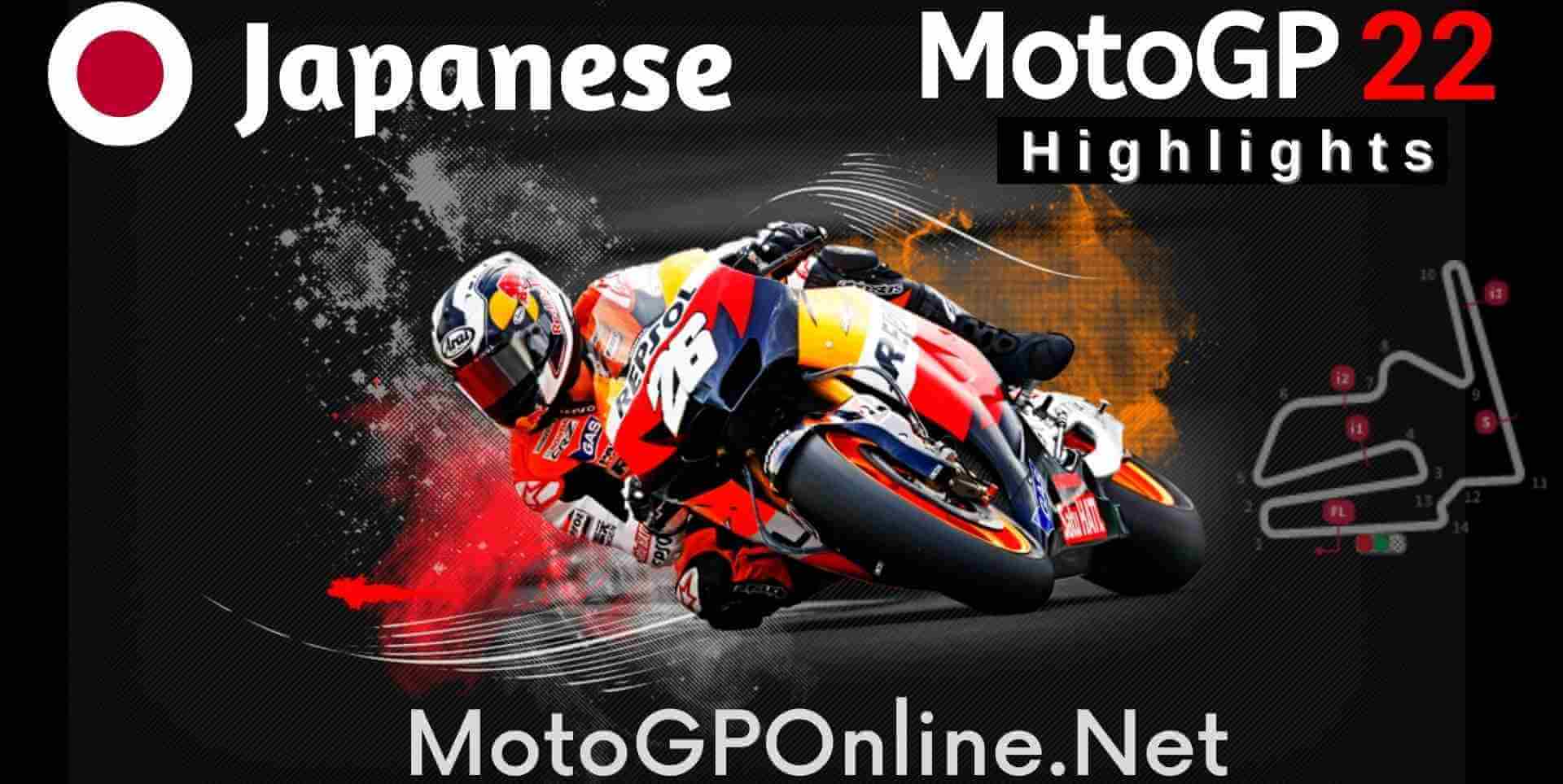 Japanese MotoGP Grand Prix Highlights 2022