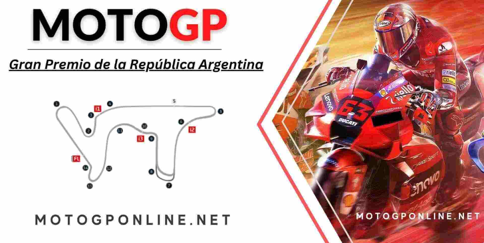 MotoGP Argentina Grand Prix  Live Stream